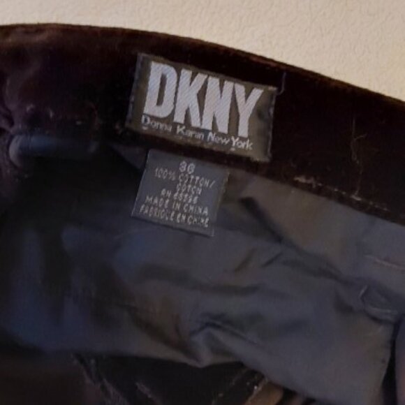 Velvet Trousers, DKNY, Brown, Straight Leg, Gorgeous, Luxurious - Picture 2 of 8